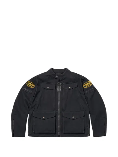 Supreme X Vanson Leathers Cordura Jacket In Black