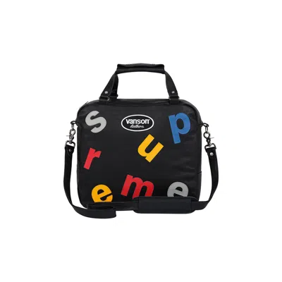 Pre-owned Supreme X Vanson Leathers Letters Bag 'black' | Men's Size Onesize