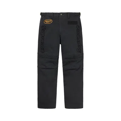 Pre-owned Supreme X Vanson Leathers X Cordura Denim Racing Pant 'black' | Men's Size 36
