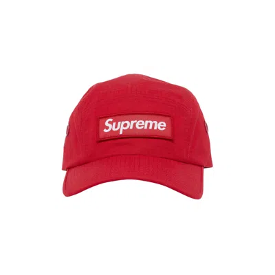 Pre-owned Supreme X Ventile Camp Cap 'red'