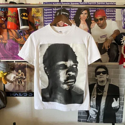 Pre-owned Supreme X Vintage Ftp Rodney King T-shirt 2018 Fck The Population In White