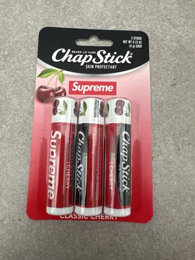 Pre-owned Supreme X Vintage Supreme Chapstick Cherry In Red