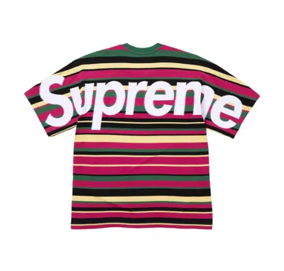 Pre-owned Supreme X Vintage Supreme Intarsia S/s Top Shirt In Multi