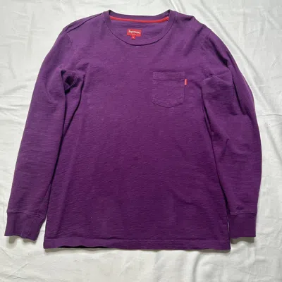 Pre-owned Supreme X Vintage Supreme Long Sleeve In Purple