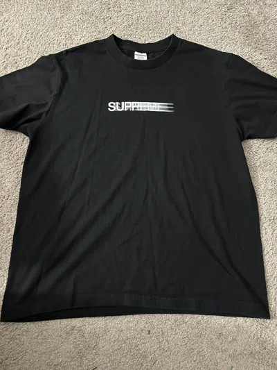 Pre-owned Supreme X Vintage Supreme Motion Logo Shirt In Black