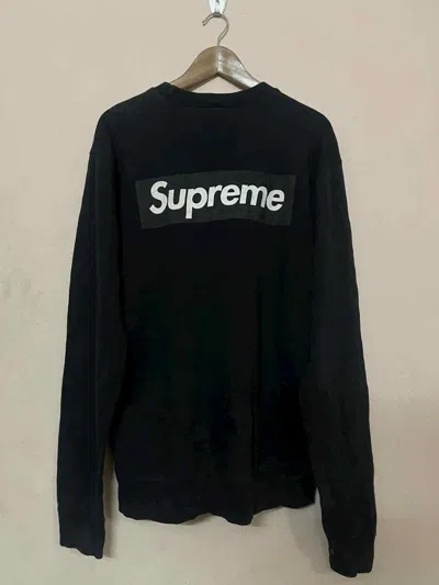 Pre-owned Supreme X Vintage Supreme New York World Famous Box Logo Sweatshirt In Black