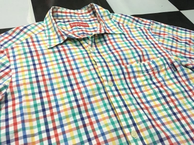 Pre-owned Supreme X Vintage Supreme Shirt Button Ups 90's Multicolor Plaid