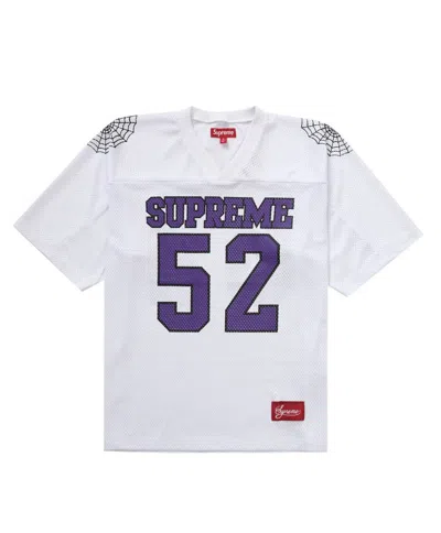 Pre-owned Supreme X Vintage Supreme Spiderweb Football Jersey White Purple