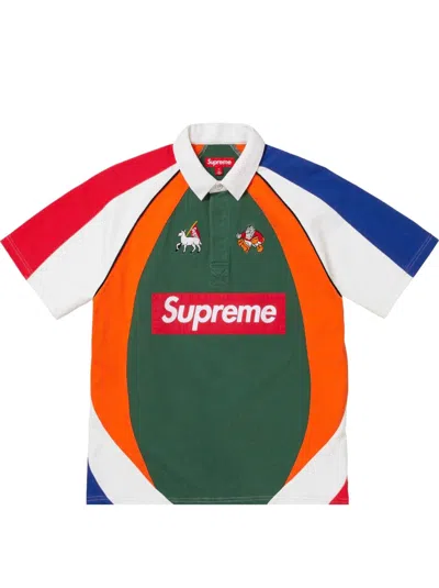 Pre-owned Supreme X Vintage Supreme S/s Rugby Multicolor Polo Shirt Ss24