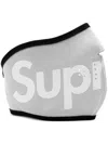 Supreme X Windstopper Logo-print Face Mask In Grau