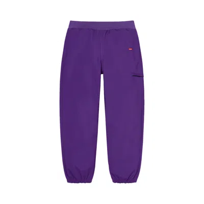 Pre-owned Supreme X Windstopper Sweatpant 'dark Purple' | Men's Size M