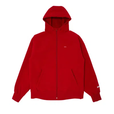Pre-owned Supreme X Windstopper Zip Up Hooded Sweatshirt 'red'
