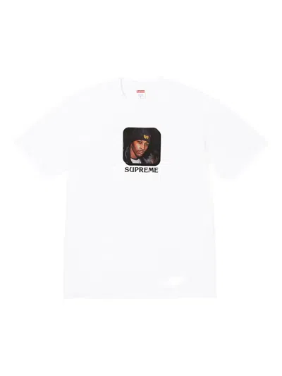 Supreme X Wu-tang Clan Graphic-print T-shirt In White