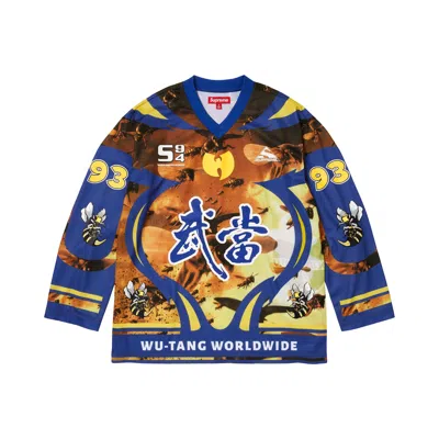 Pre-owned Supreme X Wu-tang Clan Hockey Jersey 'multicolor' | Multi-color | Men's Size L