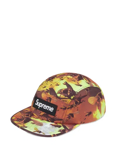Supreme X Wu-tang Clan Logo-detail Baseball Cap In Yellow