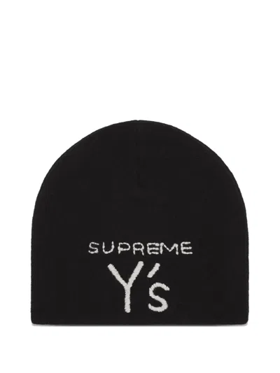 Supreme X Y's Skull Beanie Hat In Black