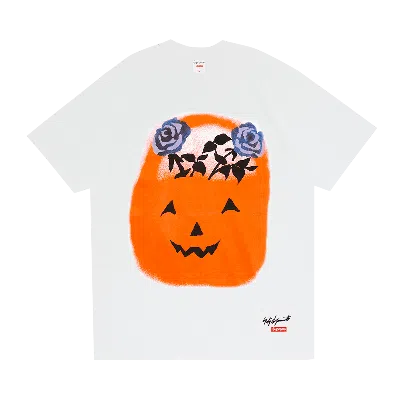 Pre-owned Supreme X Yohji Yamamoto Pumpkin Tee 'white'
