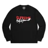 Supreme X Yohji Yamamoto Signature Crewneck 'black White Red'