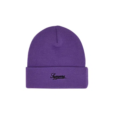 Pre-owned Supreme X Zoo York Beanie 'light Purple' | Men's Size Onesize