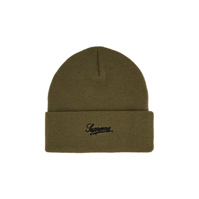 Pre-owned Supreme X Zoo York Beanie 'olive' | Green | Men's Size Onesize