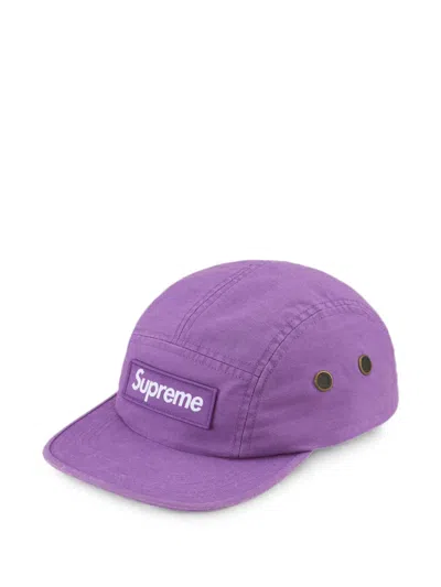 Supreme X Zoo York Camp Logo-patch Cap In Metallic