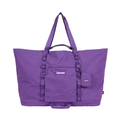 Pre-owned Supreme X-large Tote Bag + Utility Pouch 'purple' | Men's Size Onesize