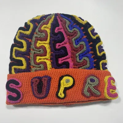 Pre-owned Supreme Yarn Beanie In Orange