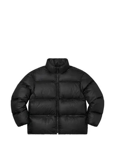 Supreme Yohji Yamamoto Logo-print Down Jacket In Black