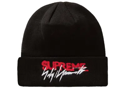 Pre-owned Supreme Yohji Yamamoto New Era Beanie In Black