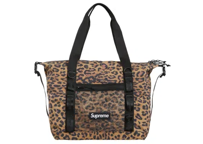 Pre-owned Supreme Zip Tote In Leopard