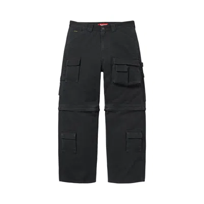 Pre-owned Supreme Zip-off Utility Pant 'black' | Men's Size 34