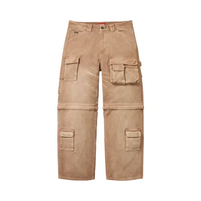 Pre-owned Supreme Zip-off Utility Pant 'tan' | Men's Size 34 In Brown