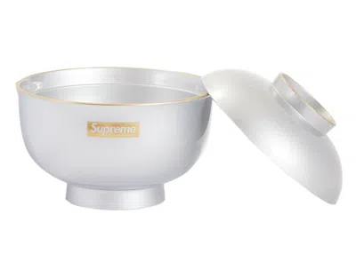 Pre-owned Supreme Zoni Glitter Bowl In Silver