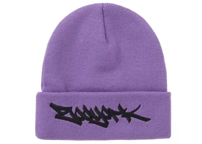Pre-owned Supreme Zoo York Beanie In Purple