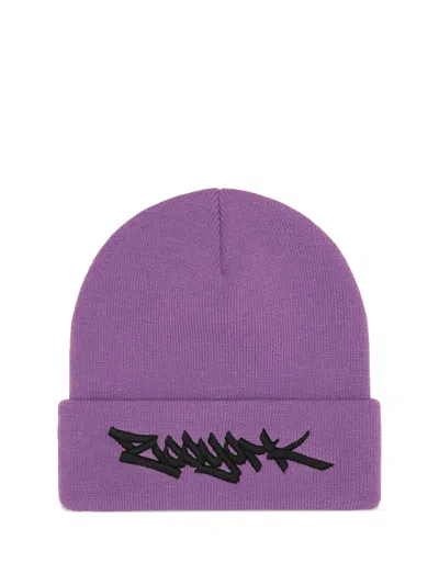 Supreme Zoo York Embroidered Beanie In Purple
