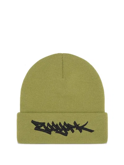 Supreme Zoo York Logo-embroidered Beanie In Green