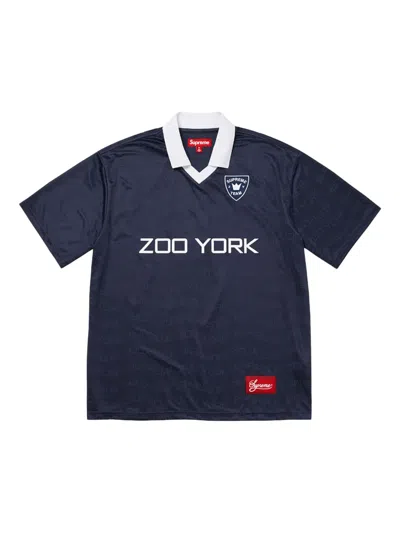 Supreme Zoo York Soccer Jersey "ss 25 In Blue