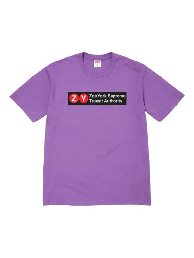 Supreme Zoo York Transit "ss 25 In Purple