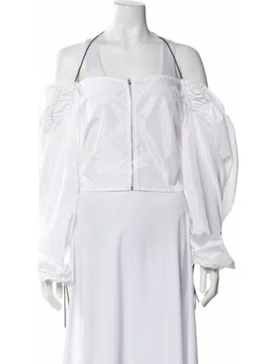 Pre-owned Supriya Lele Bolero In White