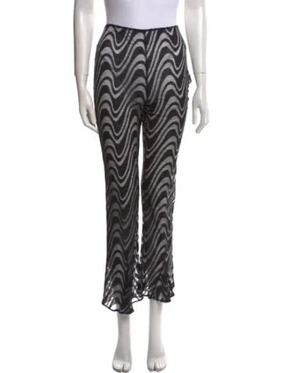 Pre-owned Supriya Lele Printed Wide Leg Pants In Multi
