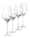Sur La Table Cambron 4pc Clear Optic Wine Glasses