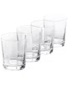 Sur La Table Cambron 4pc Optic Double Old Fashioned Glasses
