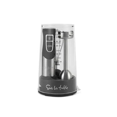 Sur La Table Hand Blender With Whisk & Easy Storage
