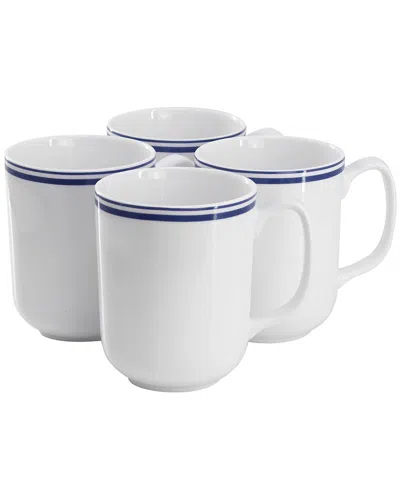 Sur La Table Le Marais 4pc Ceramic 16oz Mug Set In White