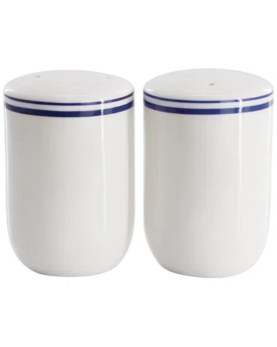 Sur La Table Le Marais Marine Fine Ceramic Salt And Pepper Shaker Set In White