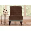 Sure Fit Deluxe Pet Armless Furniture Chair Protector In Brown