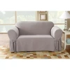 Sure Fit Duck Loveseat Slipcover In Gray