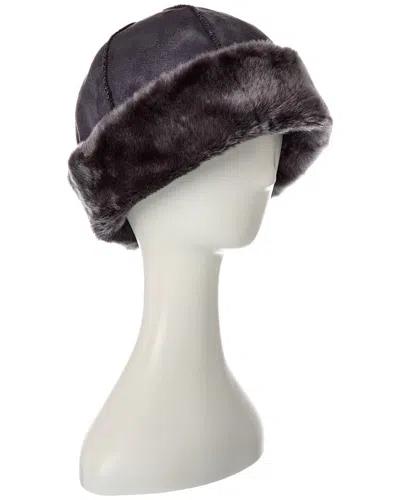 Surell Accessories Cuff Hat In Gray