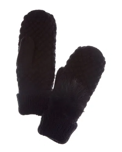 Surell Kids' Accessories Glitz Popcorn Mittens In Brown