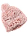 Surell Accessories Knit Hat In Pink